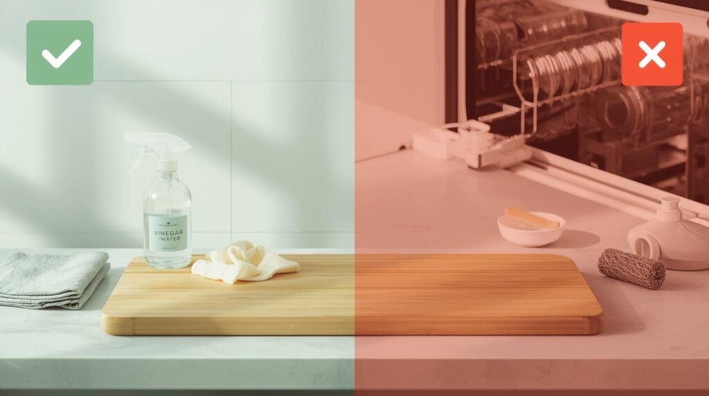 how to sterilize bamboo cutting board