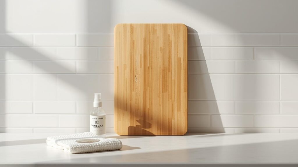 how to wash a bamboo cutting board