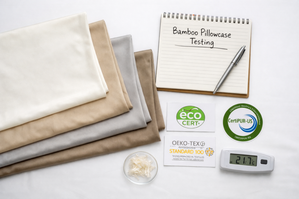 best bamboo pillowcases tested and reviewed 2026 US OEKO-TEX certified