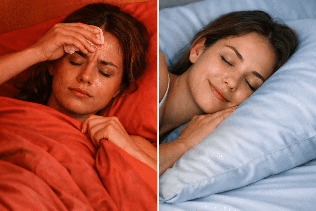 bamboo sheets for hot sleepers cooling temperature regulation night sweats
