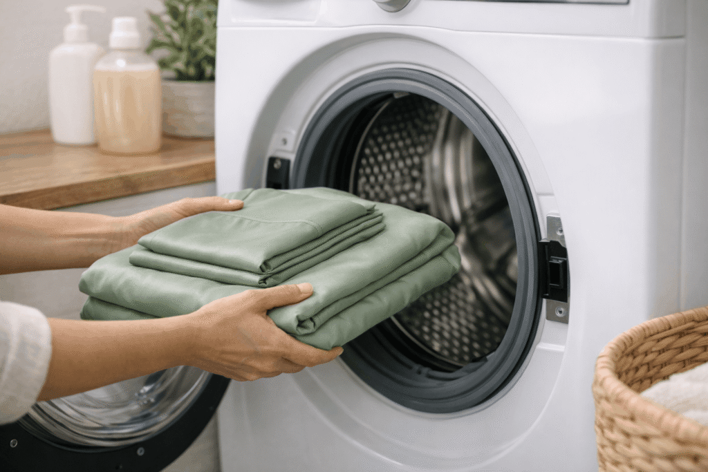 How to wash bamboo sheets for the first time — step-by-step guide with gentle cycle settings
