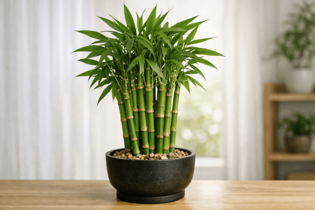 True bamboo plant Phyllostachys aurea confirmed non-toxic to cats by ASPCA